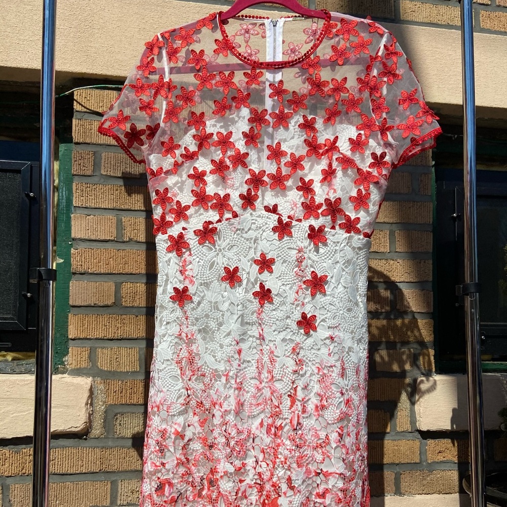 Elie Tahari Floral Dress